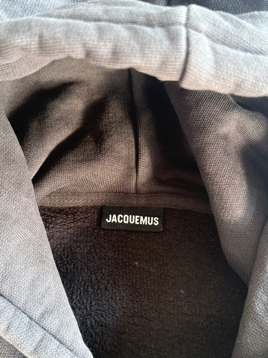 Jacquemus Hoodie navy blue - Size L
