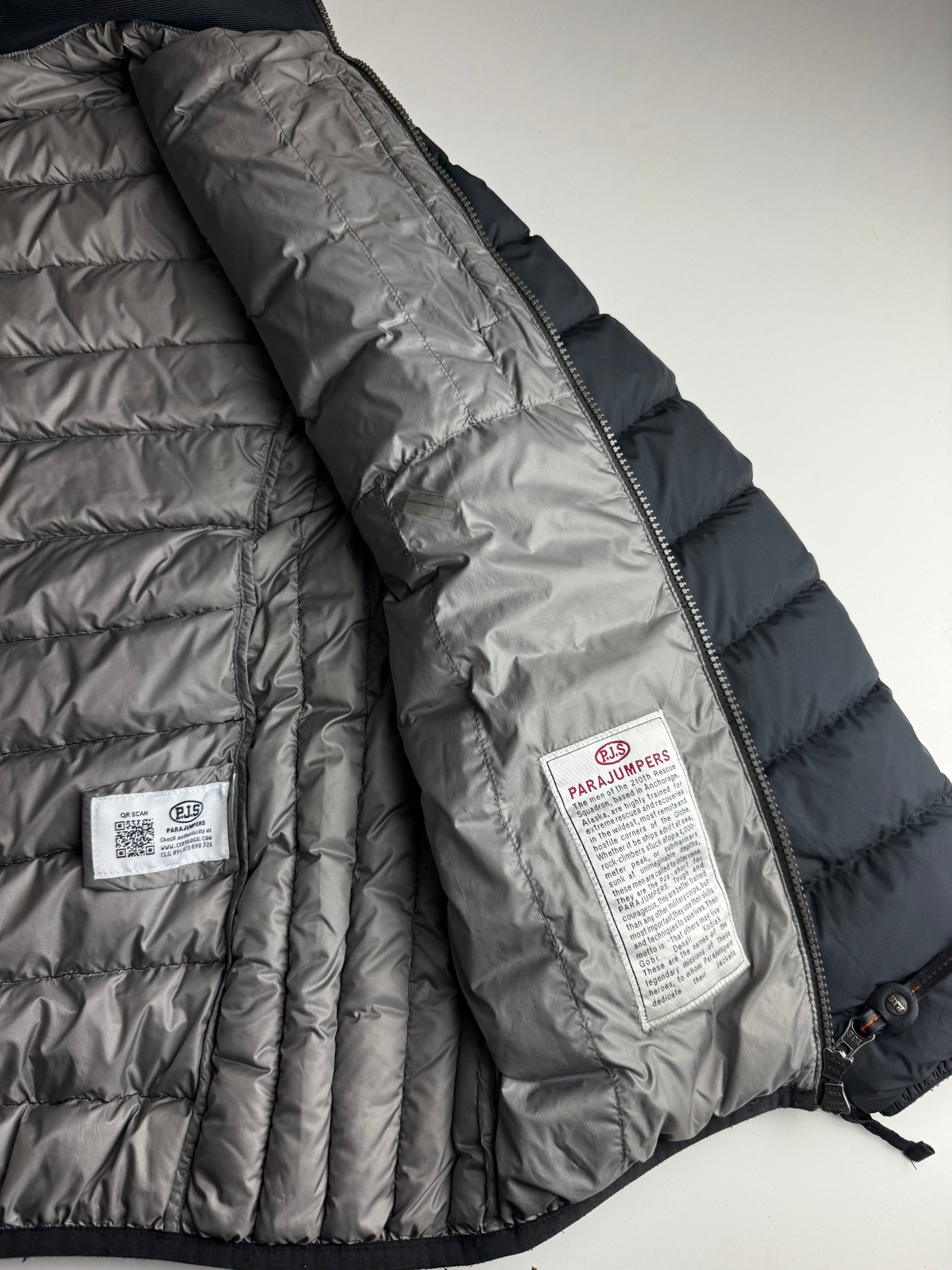 Parajumpers “ugo” last minute donsjack hoody black - Size M