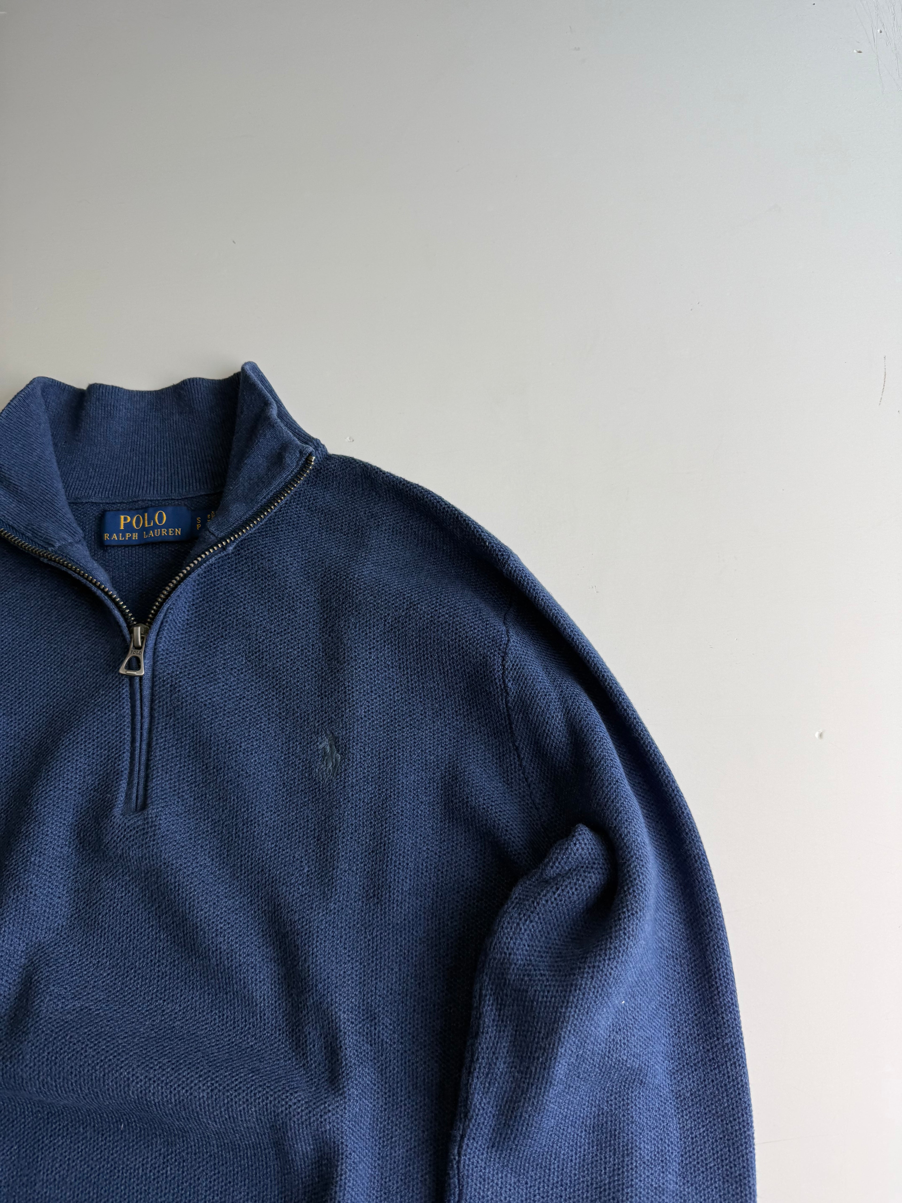 Polo Ralph Lauren quarterzip blue - Size S
