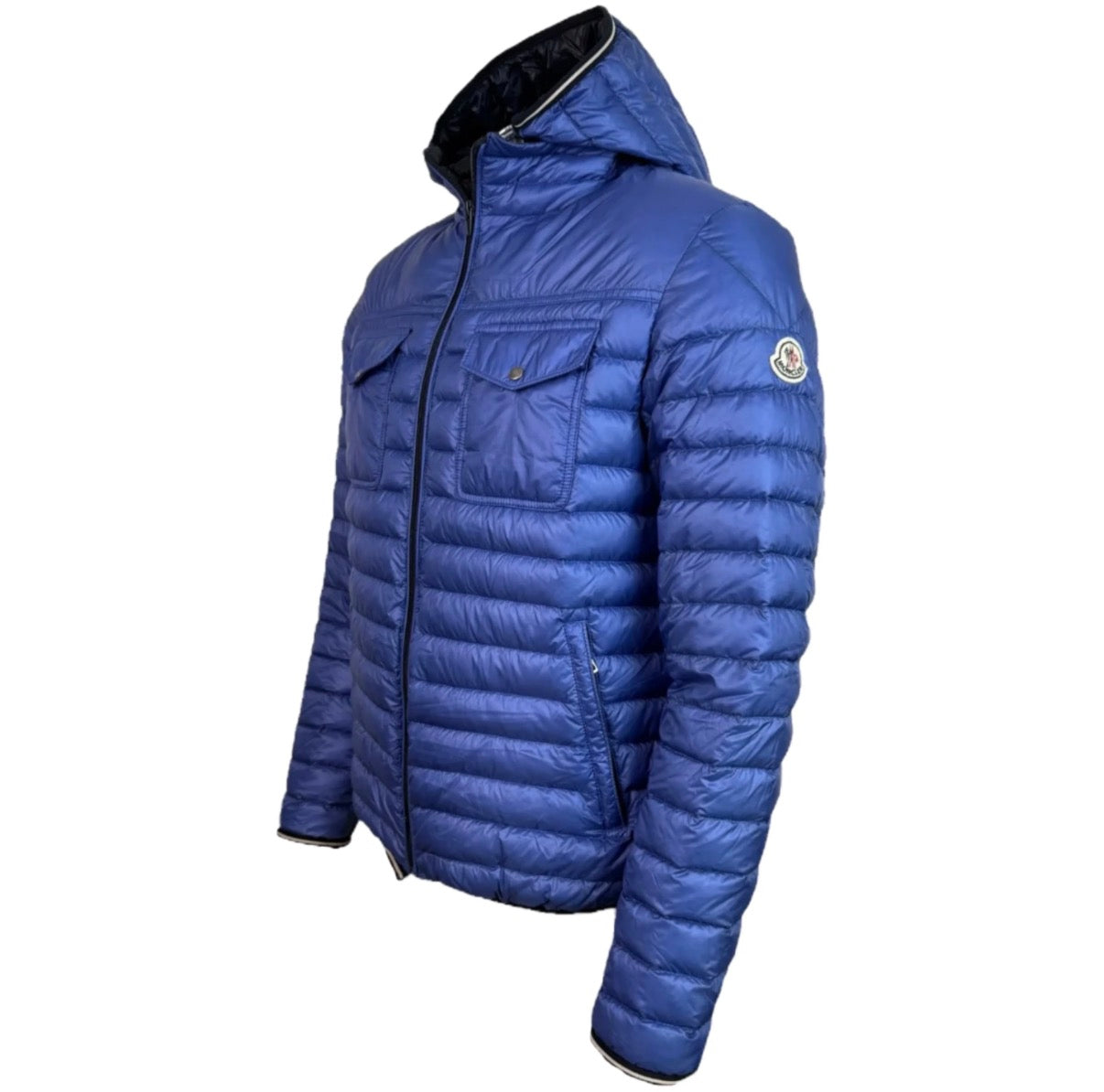 Moncler “clovis” giubutto Jacket blue - Size M
