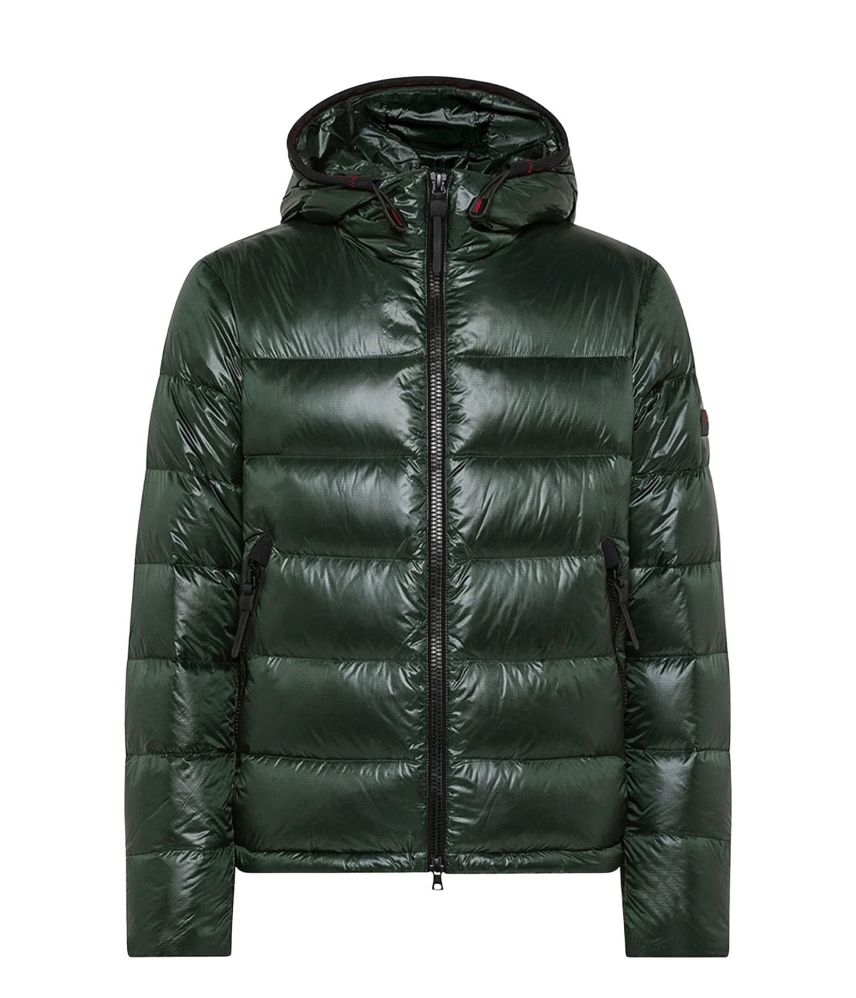 Peuterey feather puffer jacket green - size M