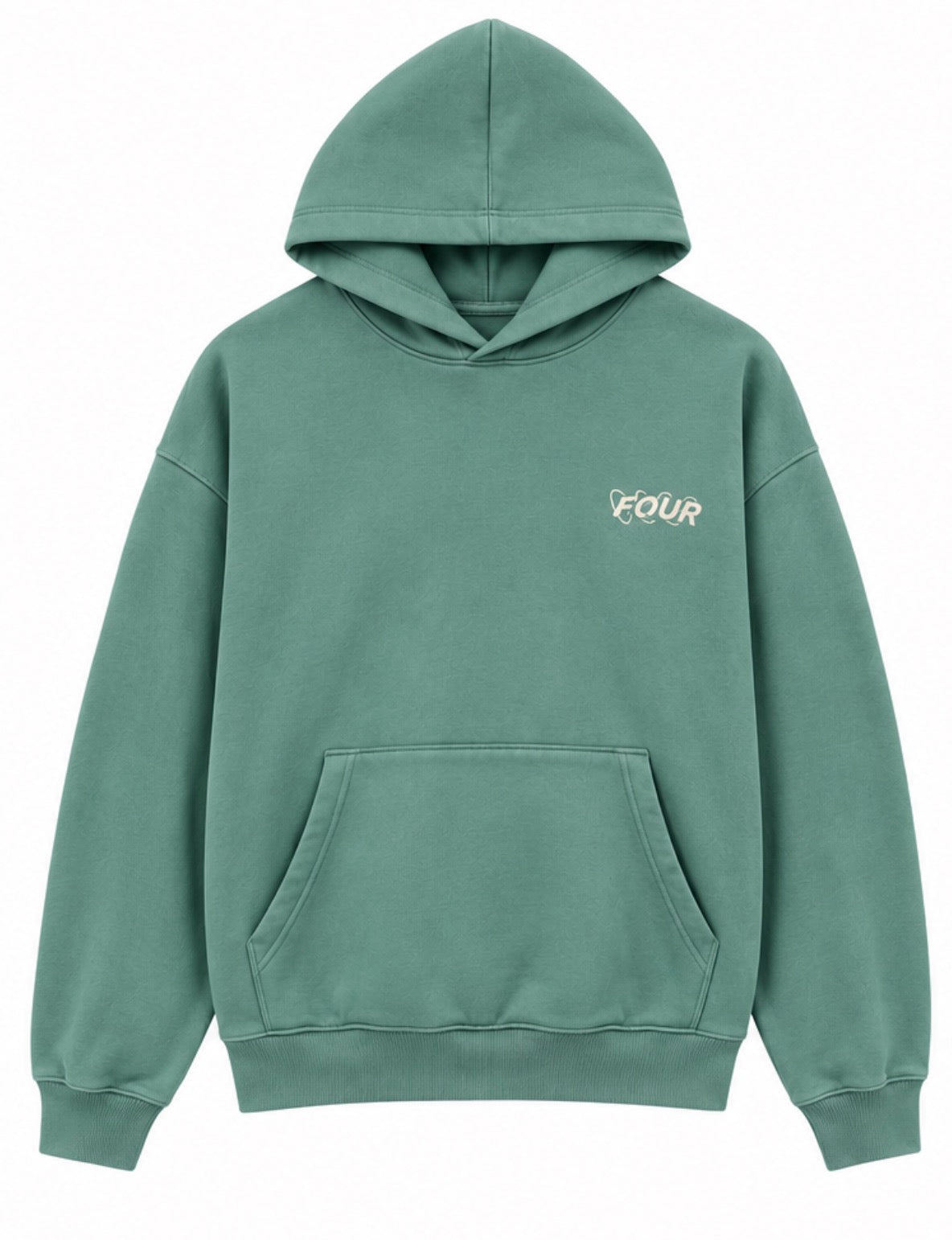 Four Amsterdam Hoodie Groen - Maat L