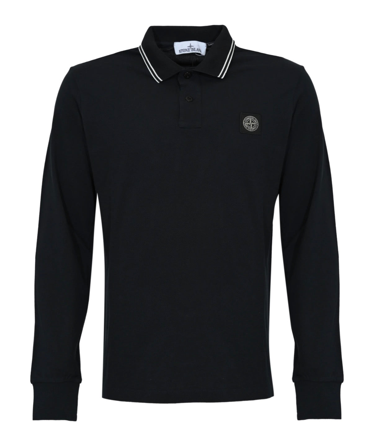 Stone Island polo shirt Longsleeve navy blue - Size S