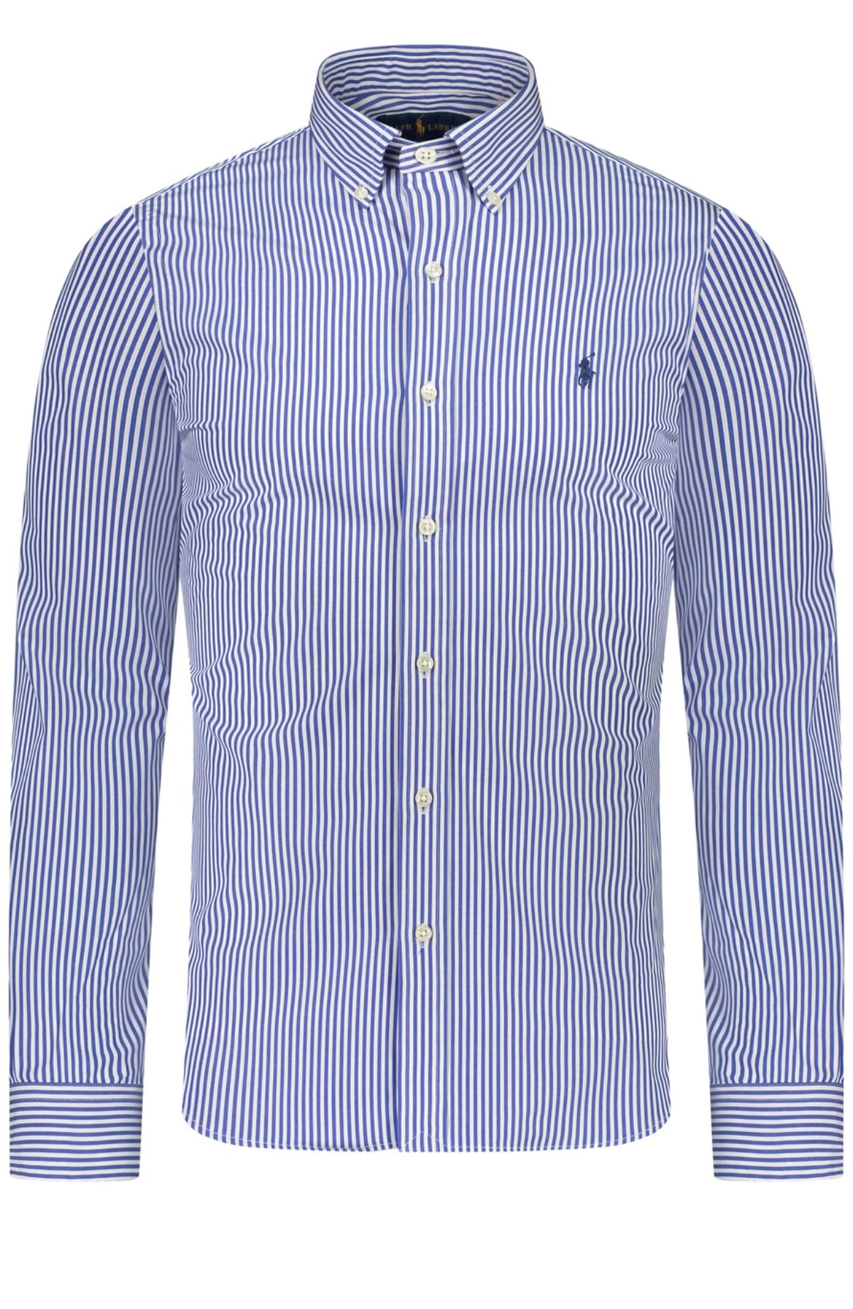 Polo Ralph Lauren shirt white blue stripes - Size L