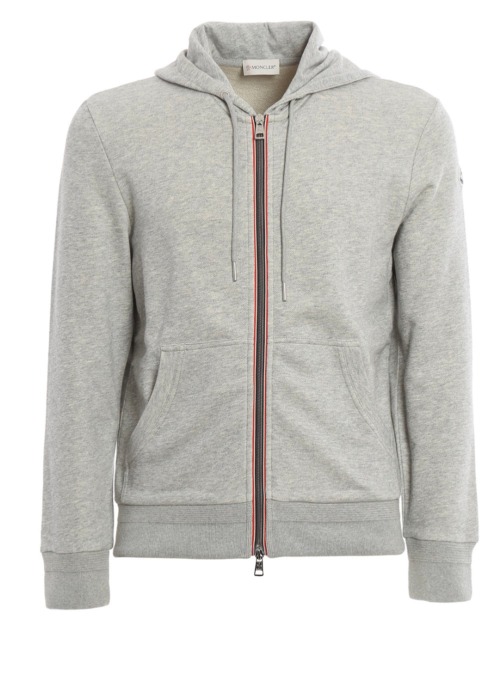 Moncler vest met capuchons grijs - maat M