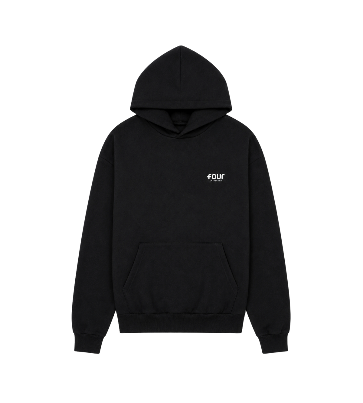 Four Amsterdam Hoodie Zwart - maat M